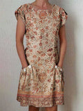 Women's Retro Classic Floral Pattern Dress