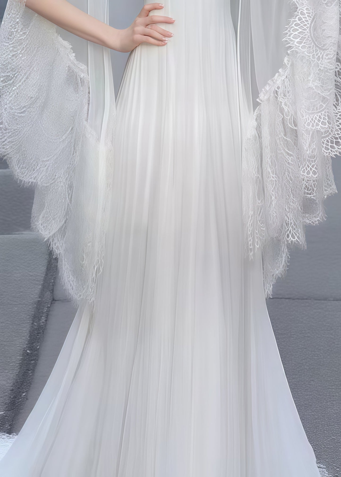 White Silm Fit With Shawl Tulle Vestidos Dresses Summer