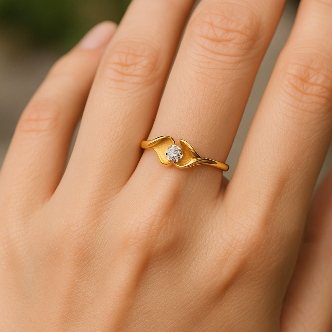Vintage Handmade Gold Ring