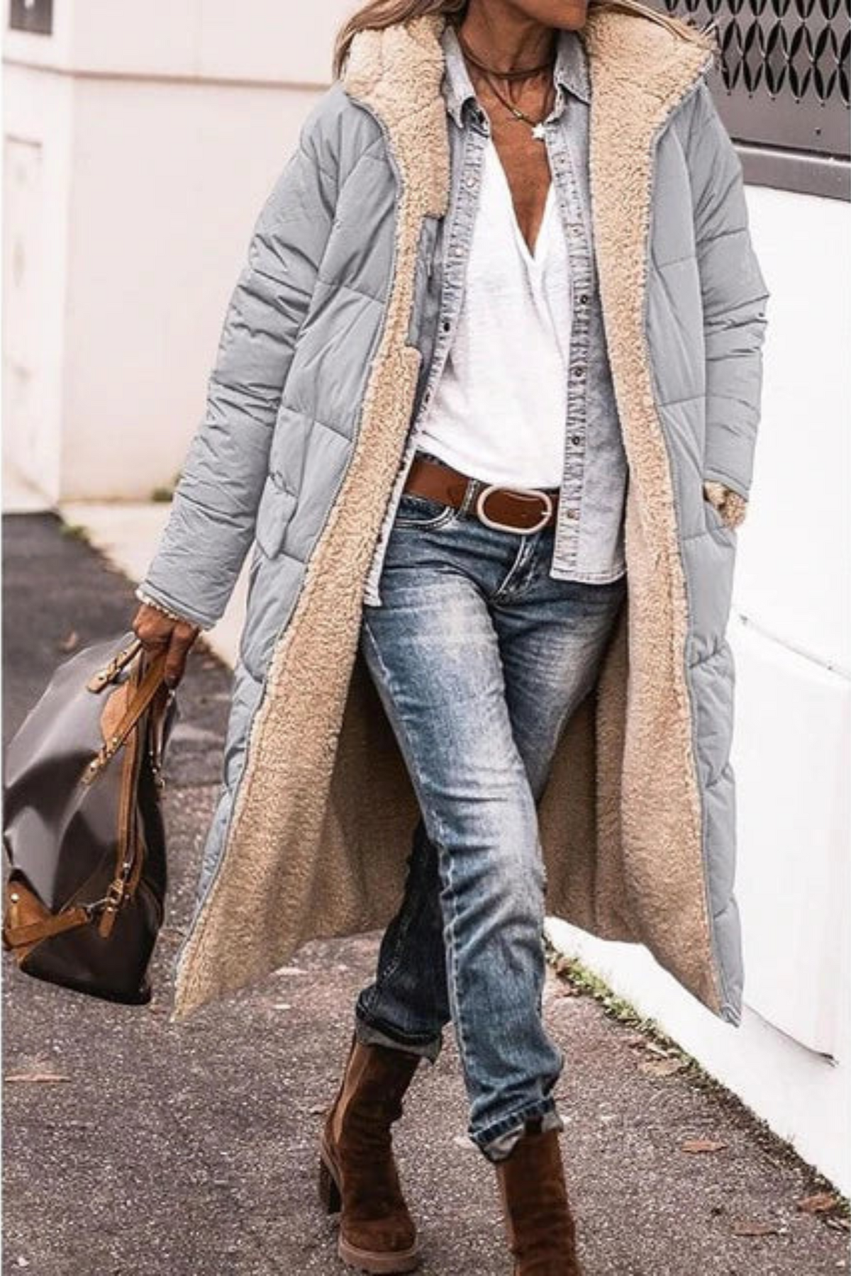 JO | warm padded jacket with hood