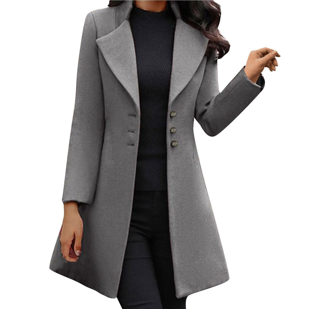 JO | Stylish long-sleeved coat for women