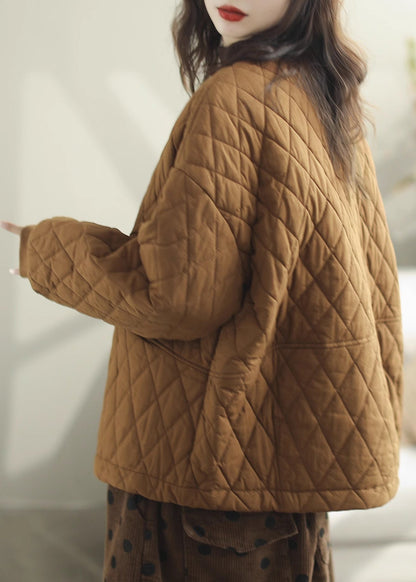 Green Oversized Warm Fine Cotton Filled Coats Winter