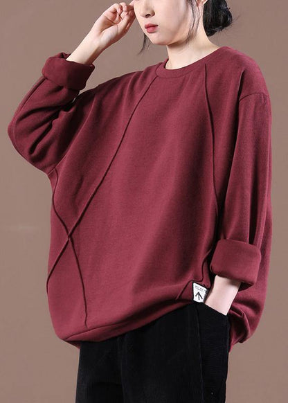 Street Wine Red Sweatshirt