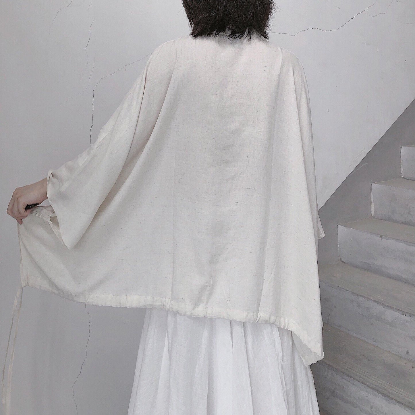 Diy Stand Collar Batwing Sleeve Tops Blouses Tutorials Nude Blouses