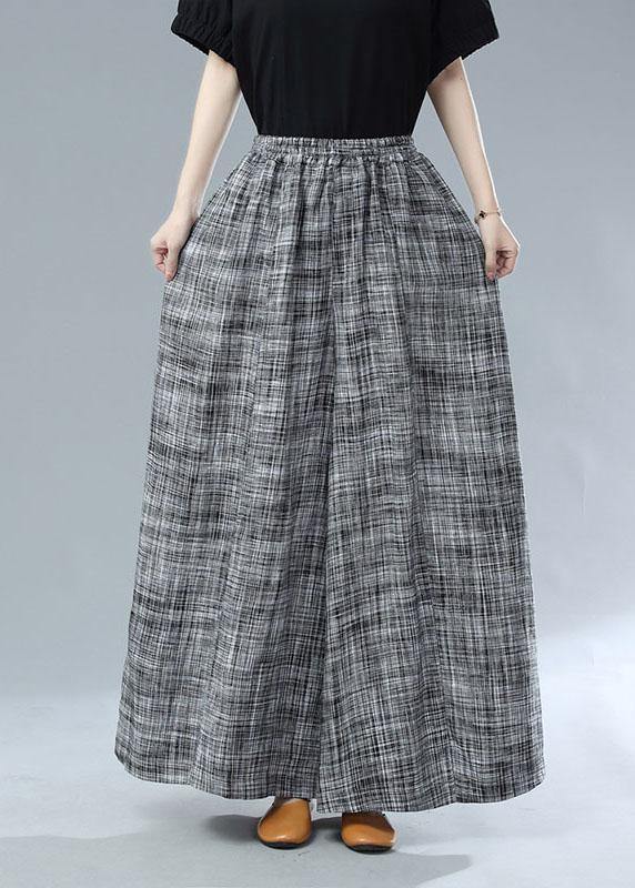 Black Pockets Wide Leg Fall Pants