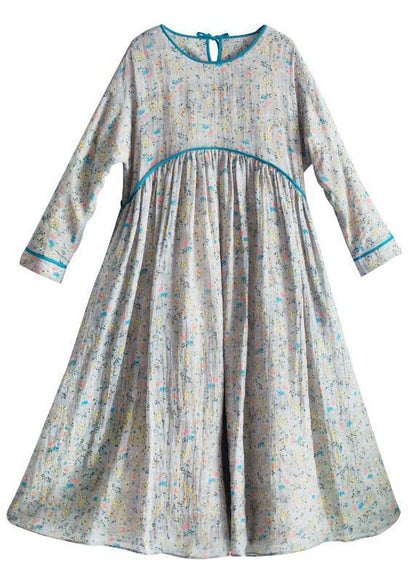 Loose O-neck Patchwork Summer Quilting Dresses Wardrobes Print Dresses