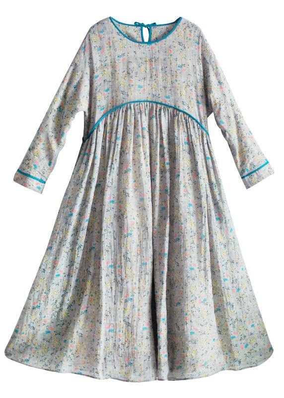 Loose O-neck Patchwork Summer Quilting Dresses Wardrobes Print Dresses