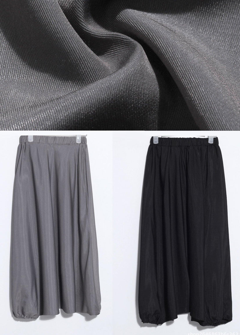 Grey Chiffon Lantern Pants Summer