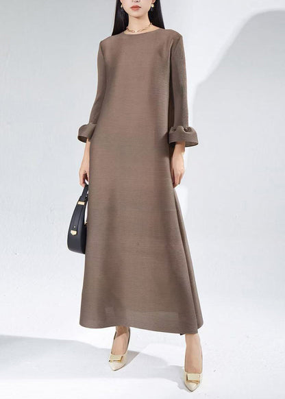 Modern Emerald Textured Tea Dress Fall