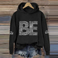 Comstylish Women's Be Kind Printed Casual Hoodie