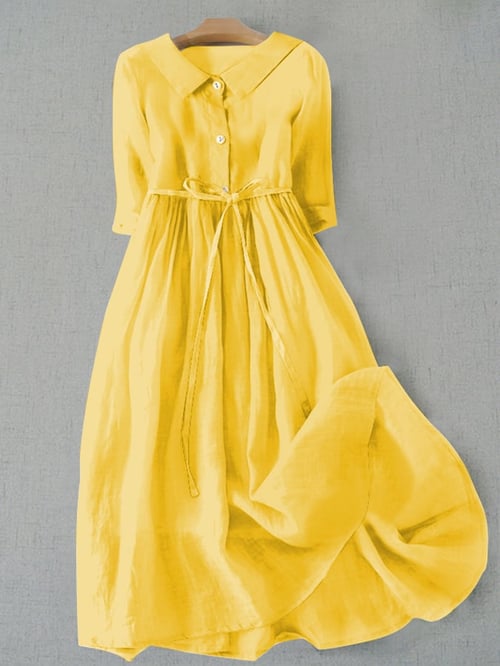 KS | Literally simple cotton dress