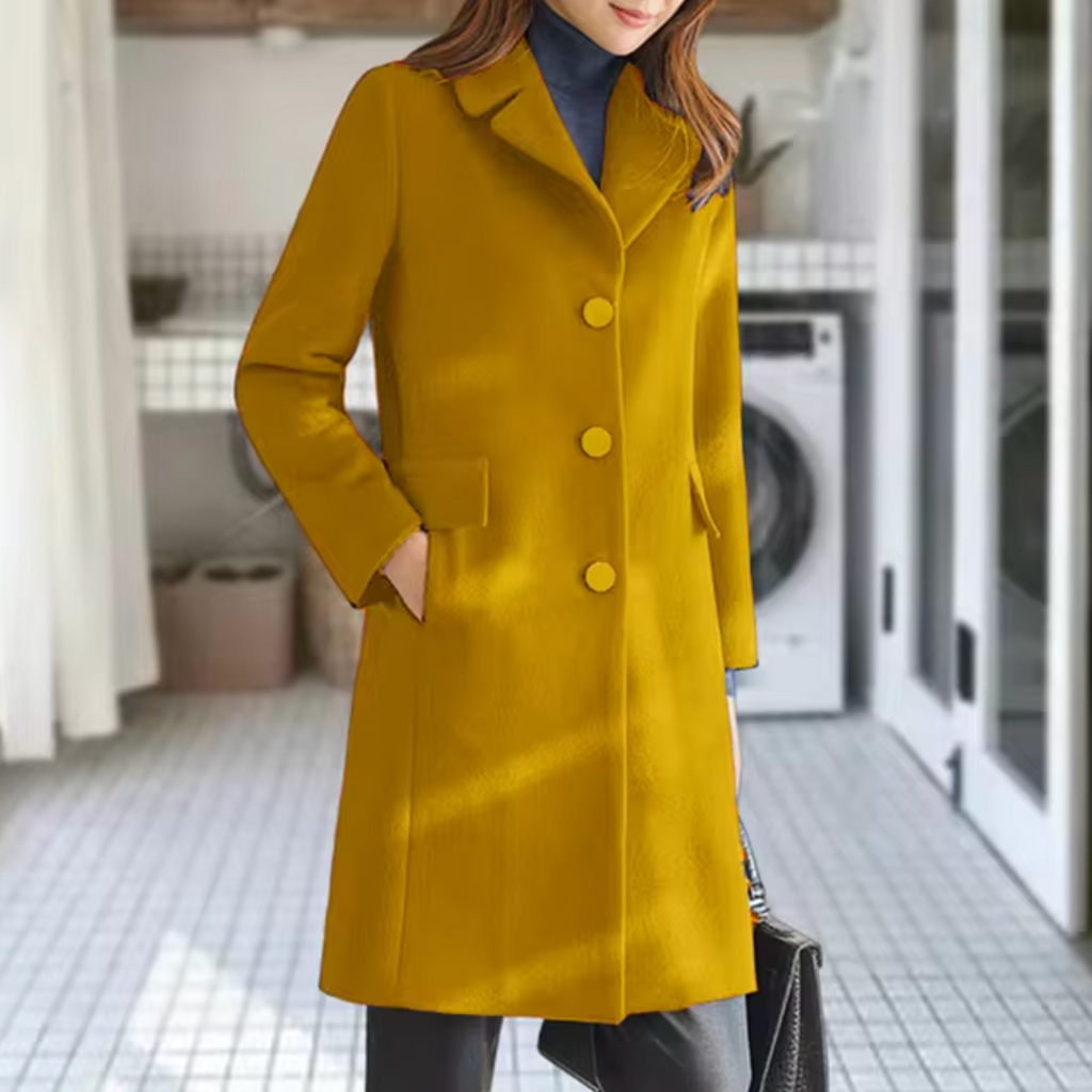 JO | Wool coat with front pocket