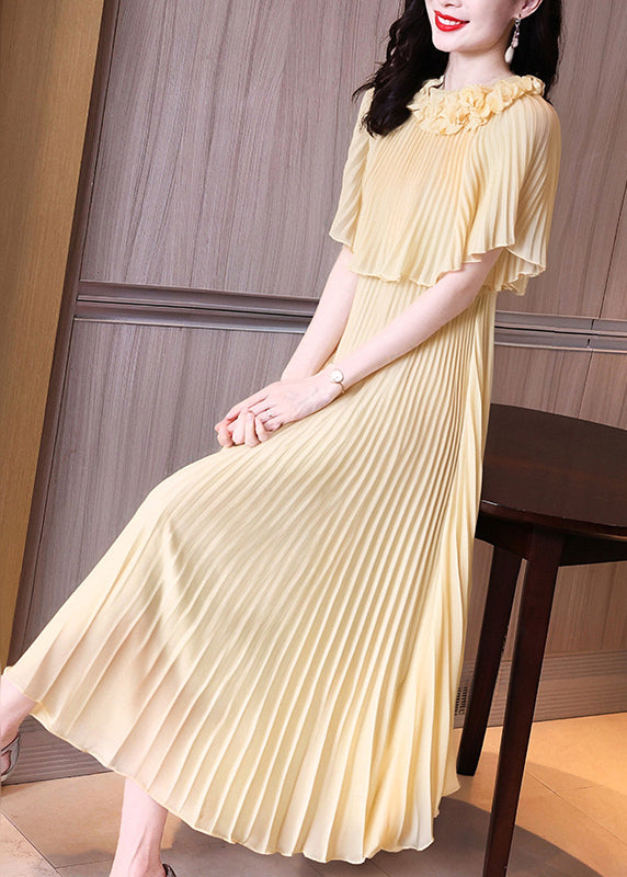 New Apricot False Two Pieces Set Dresses Summer