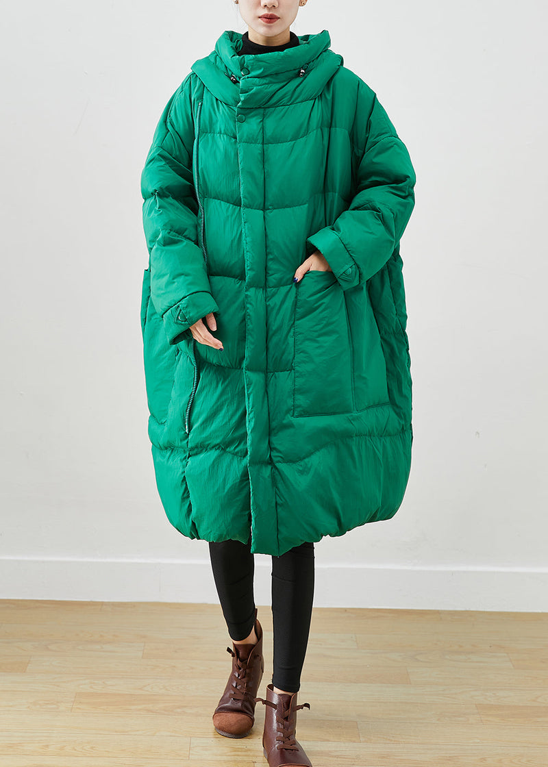Green Oversized Thick Duck Down Canada Goose Jacket Winter