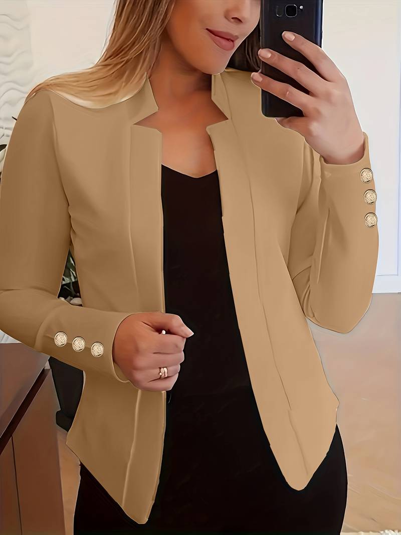JO | casual blazer with long sleeves and buttons