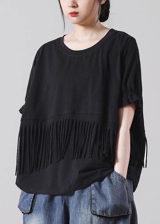 Organic Chocolate Cotton Short Sleeve Summer T-shirt