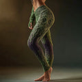 Vintage Witchery Tree Of Life Celtic Knot Gradient Art Knit Cozy Leggings artswardrobe