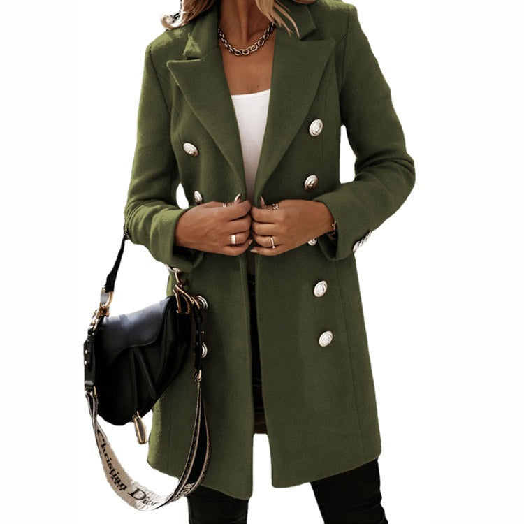 JO | Oversized long blazer with large buttons