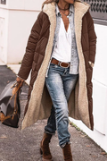 JO | Trendy jacket with hood and accent collar