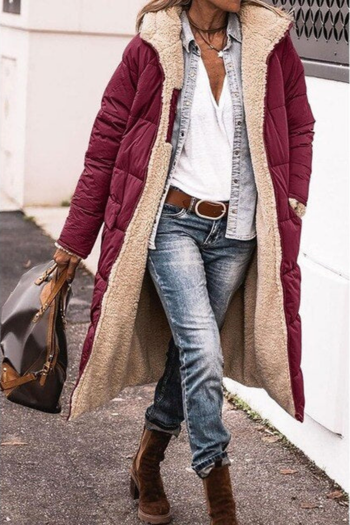 JO | warm padded jacket with hood
