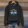 Comstylish Scotland Flag Print Casual Hoodie