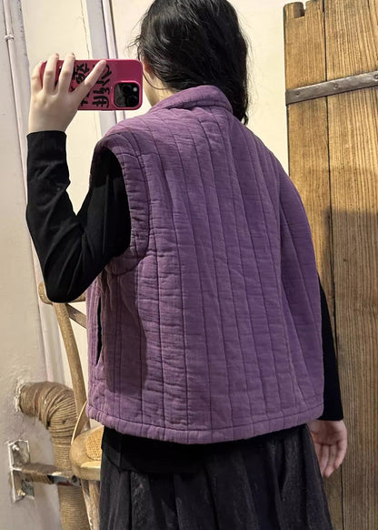 Green Oversized Fine Cotton Filled Vests Winter