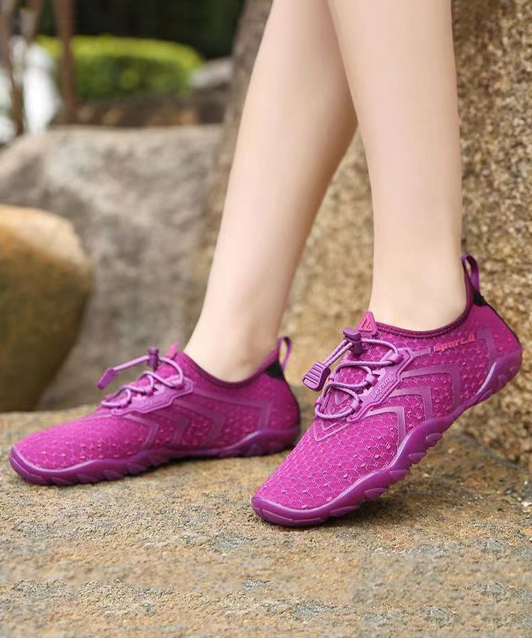 Cyan Soft Breathable Mesh Sport Flats Shoes