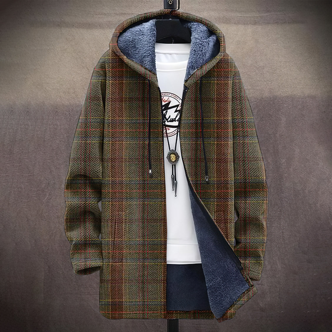 Men's Vintage Scottish Tartan Jacket artswardrobe