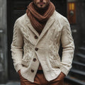 Anchor Contrast Stripe Warmth Knitted Fairman Island Jacquard Retro Sweater Cardigan elevenforest