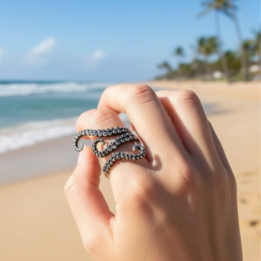 Delicate Artisan Silver Ring