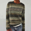 Women's Vintage Colorful Chunky Knit Crochet Art Sweater elevenforest