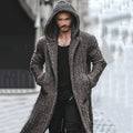 Men's Vintage Fairman Island Jacquard Sweater Cardigan Coat elevenforest