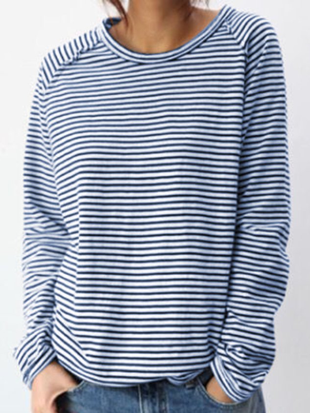 KS | Striped long-sleeved top