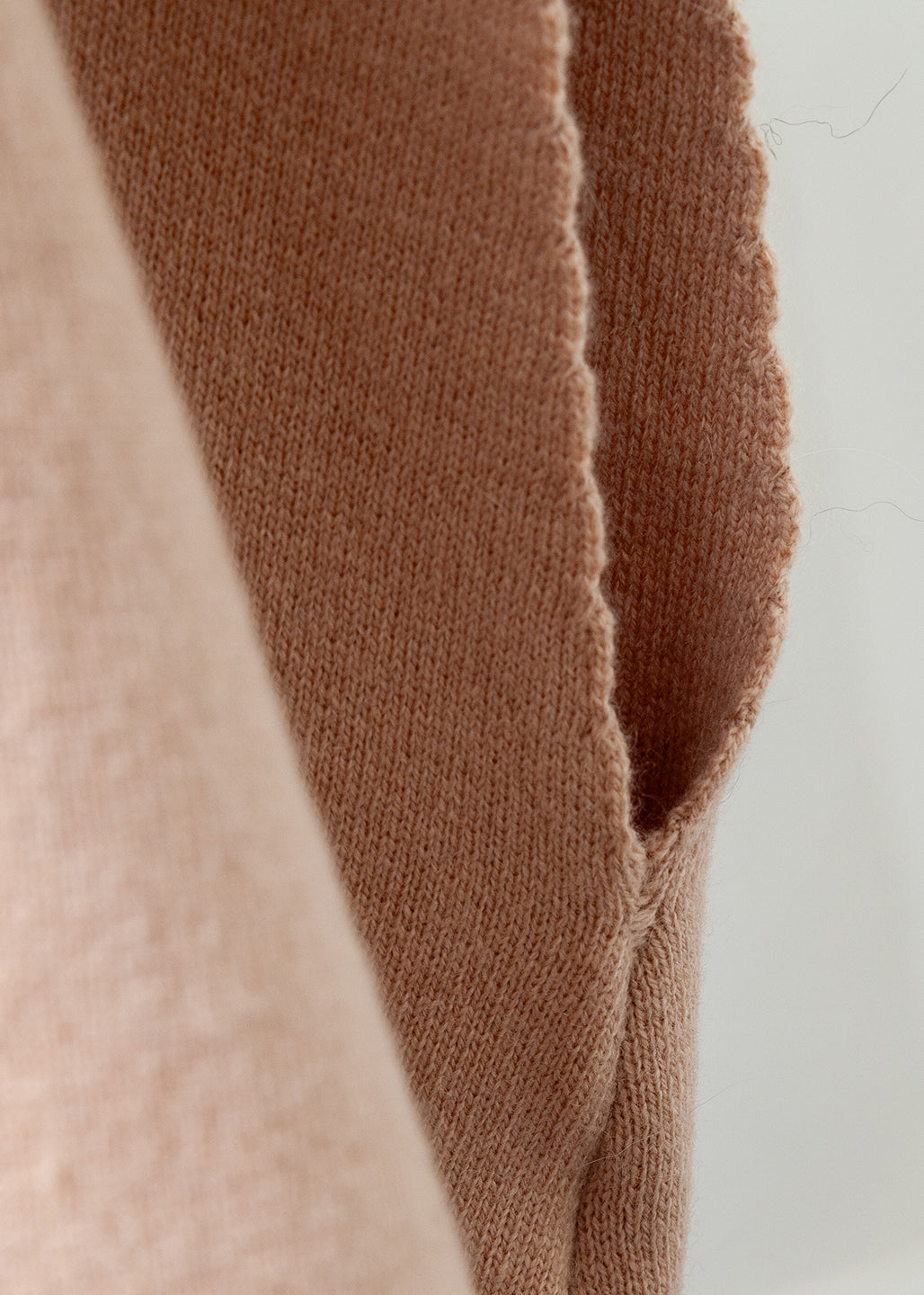 Milk Tea Camel Color Fox Collar Patchwork Woolen Coats Winter