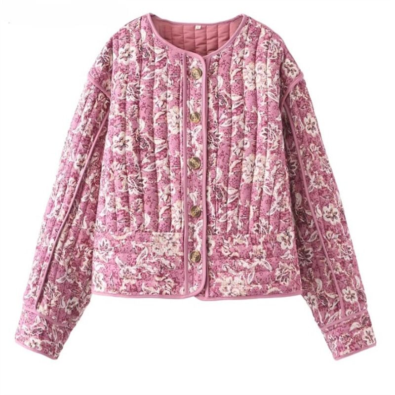 JO | Lined jacket with floral pattern