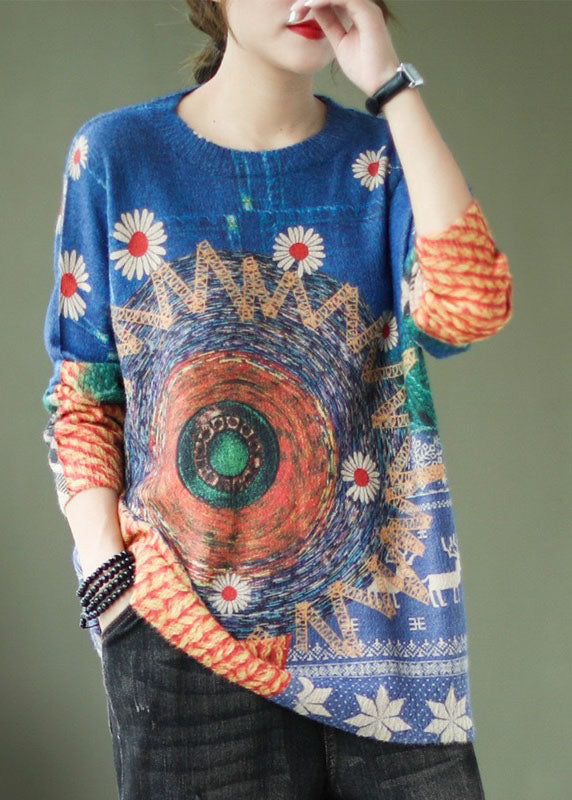 Sunflower Knit Sweater Tops