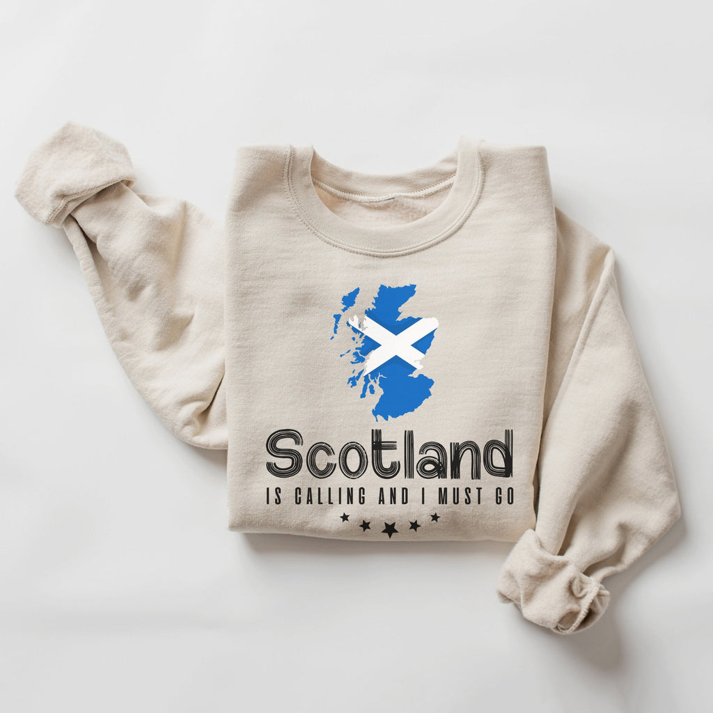 Comstylish Scotland Is Calling And I Must Go Sweatshirt