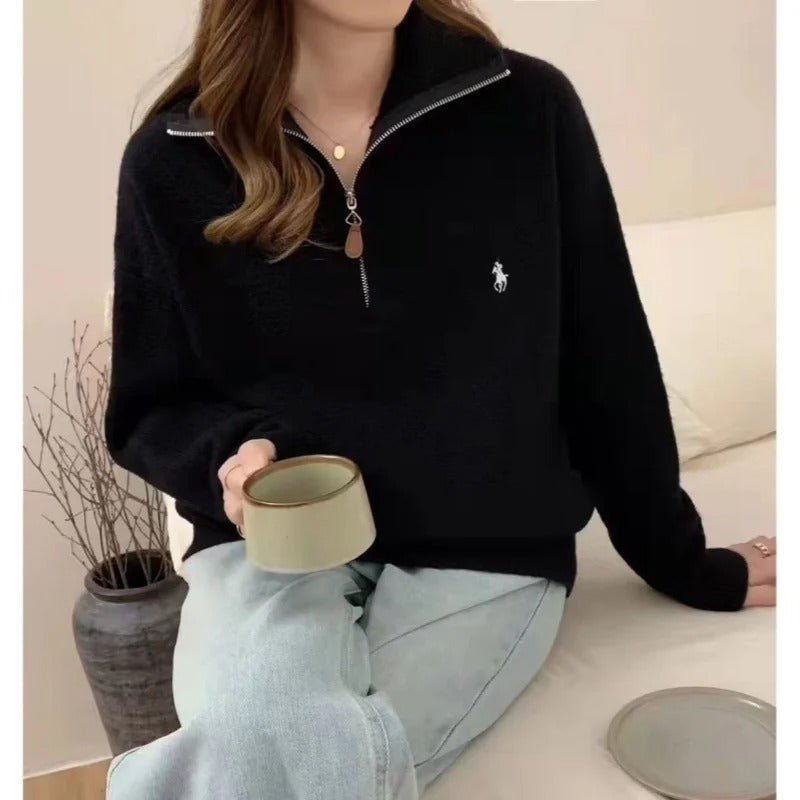 JO | MW - Comfortable sweater with zipper