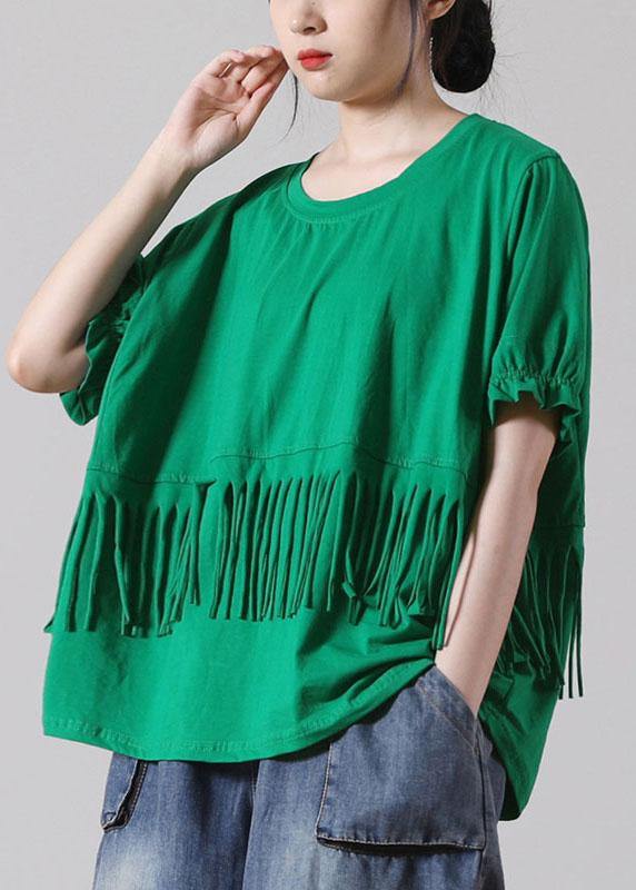 Organic Chocolate Cotton Short Sleeve Summer T-shirt