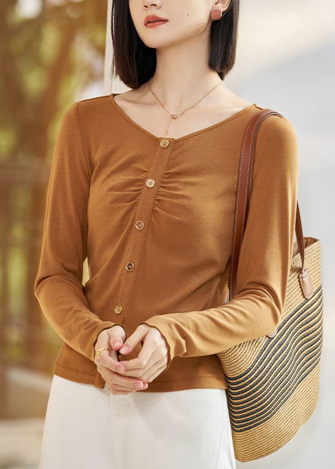 Yellow Patchwork Cozy Tops Fall