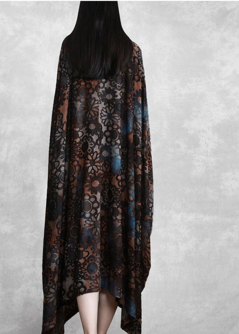 Modern Chocolate Long Summer Dress