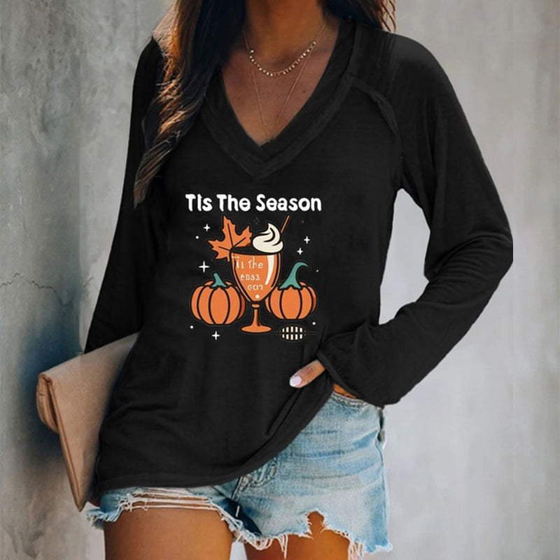 Women's Tis The Season Print T-Shirt artswardrobe