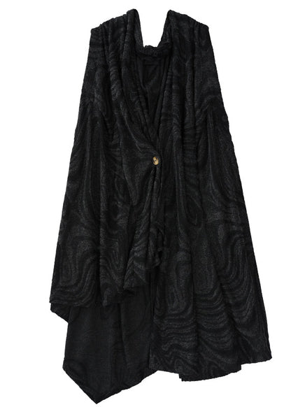 Original Cape Style Asymmetrical Woolen Coats