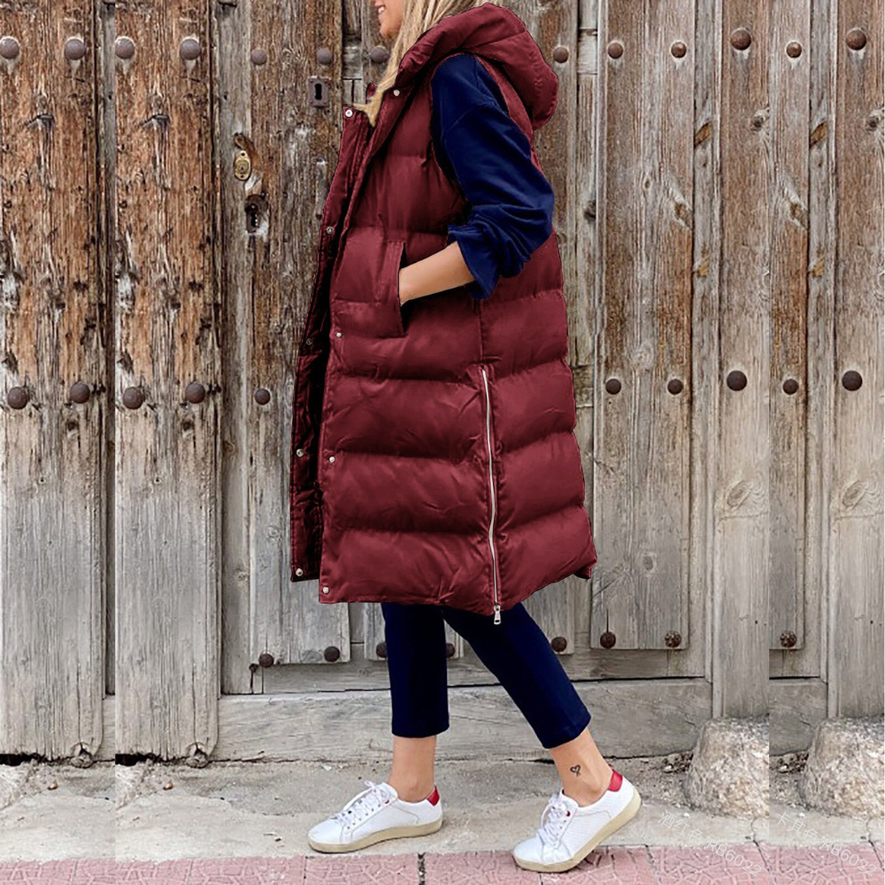 JO | Trendy long hooded jacket