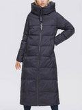 JO | Long women's coat with zipper