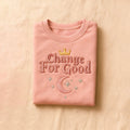 Comstylish Halloween 2025 Slogan Embroidery Art Sweatshirt