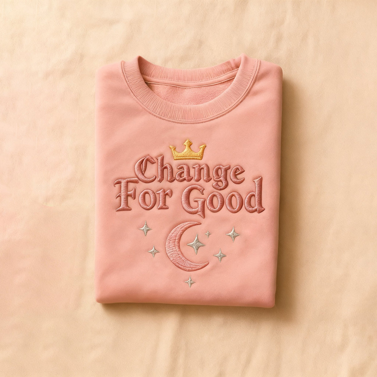 Comstylish Halloween 2025 Slogan Embroidery Art Sweatshirt