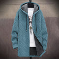 Men's Vintage Knitted Graphic Comfort Plush Hooded Coat elevenforest