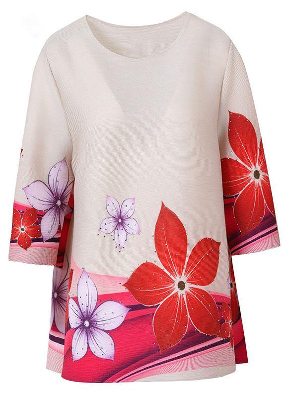 New Orange Half Sleeve Blouse