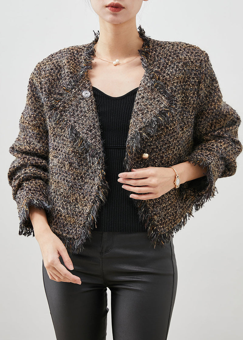 Black V Neck Duck Down Filled Short Coats Winter